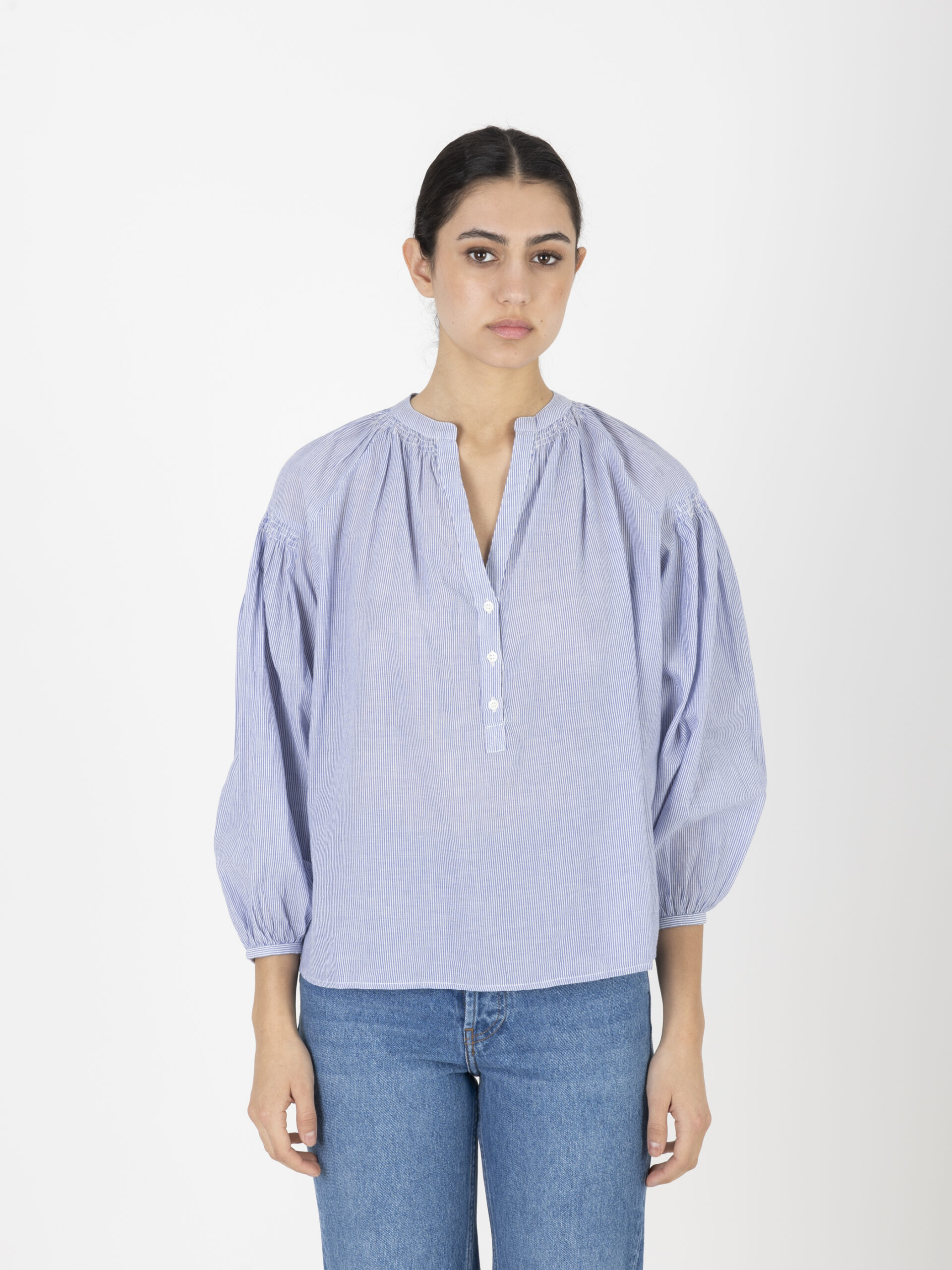 nipoa-blue-stripe-voile-cotton-vanessa-bruno-nipoa-blue-stripe-voile-cotton-vanessa-bruno-shirt-matchboxathensshirt-matchboxathens