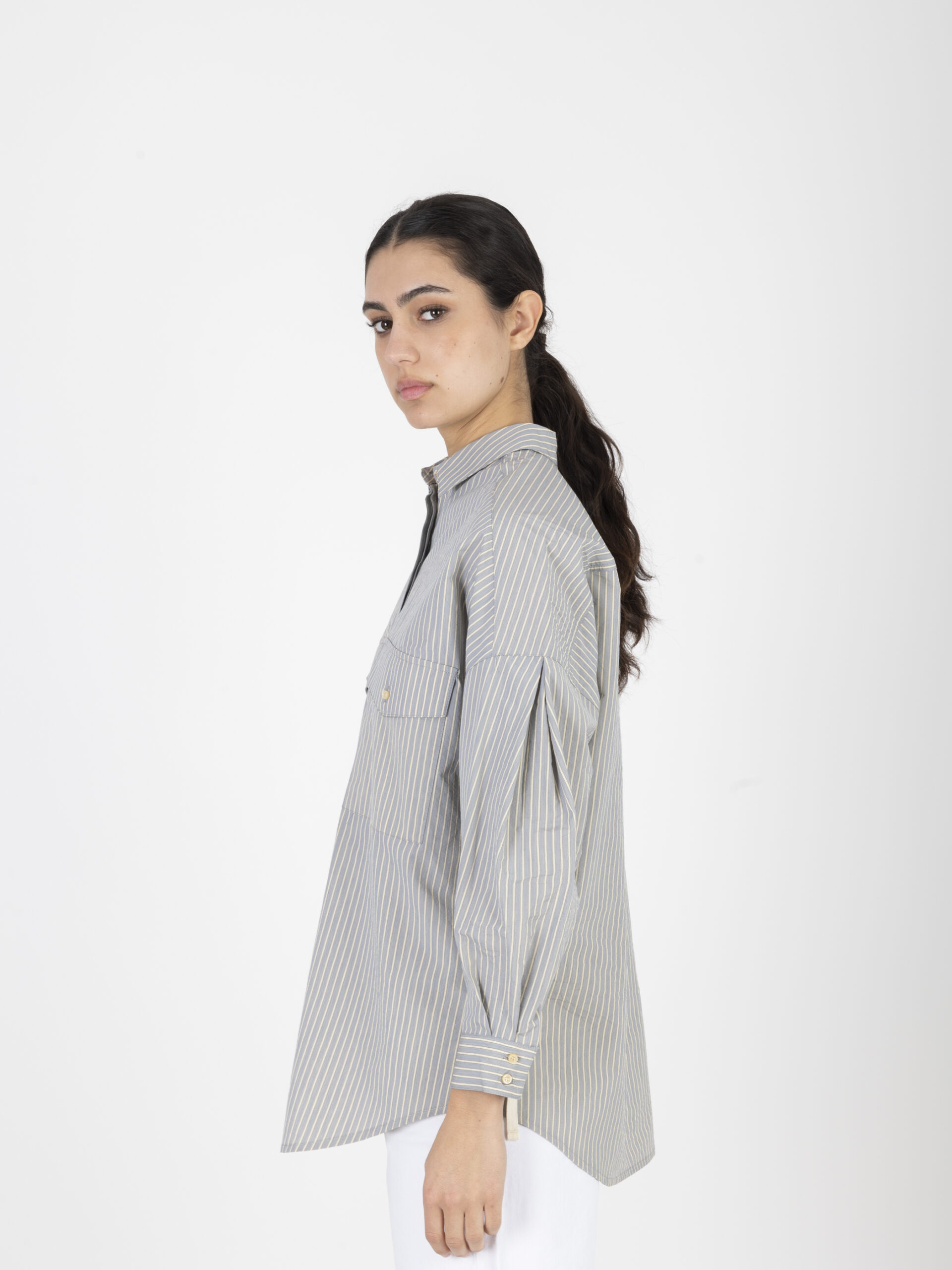 koyaco-blue-striped-cotton-loose-fitting-shirt-side-ties-sessun-matchboxathens