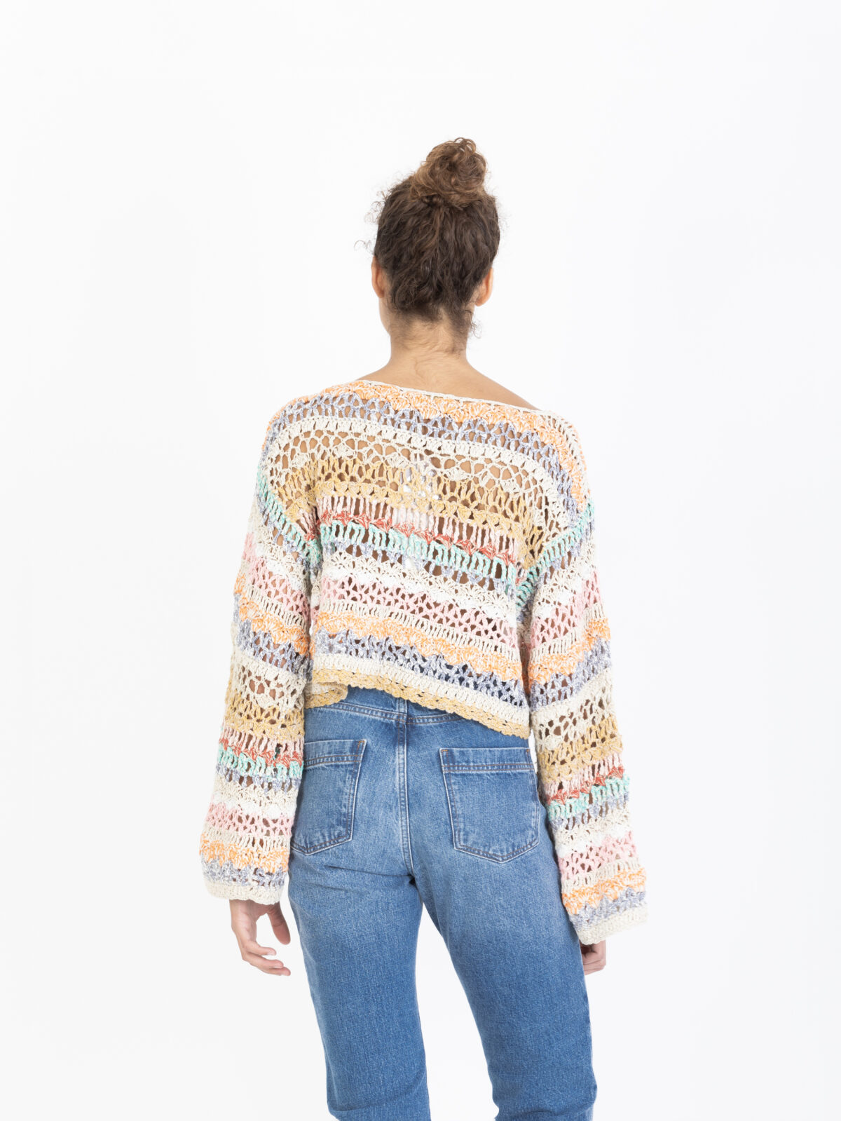 ica-openwork-sweater-multicolor-cotton-wide-sleeve-crop-mesdemoiselles-matchboxathens