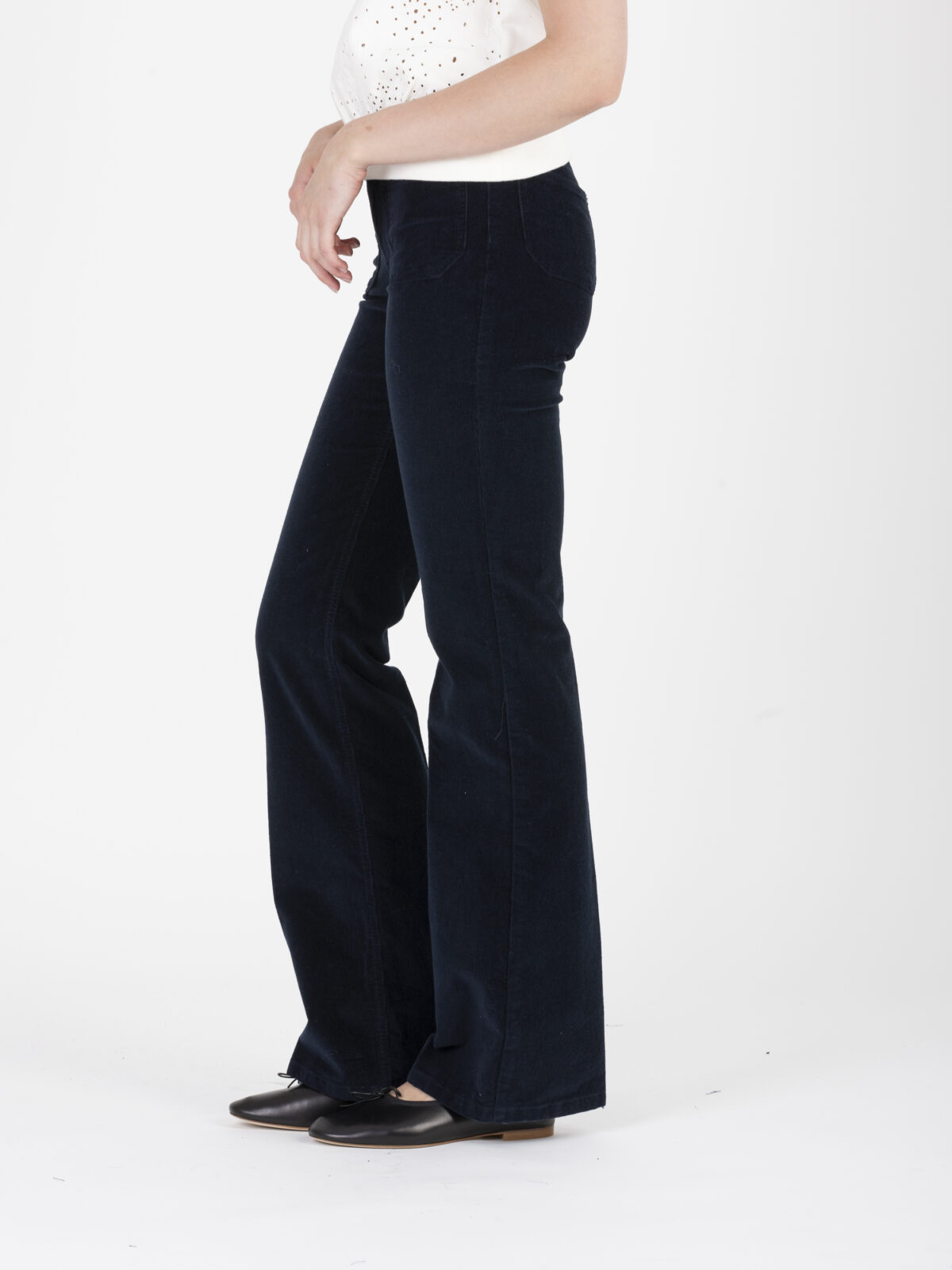 dompay-navy-corduroy-pants-high-waisted-vanessa-bruno-matchboxathens