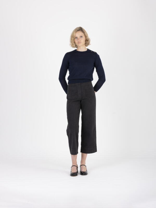 hudpeach-pants-velvet-black-cropped-pockets-sessun-matchboxathens