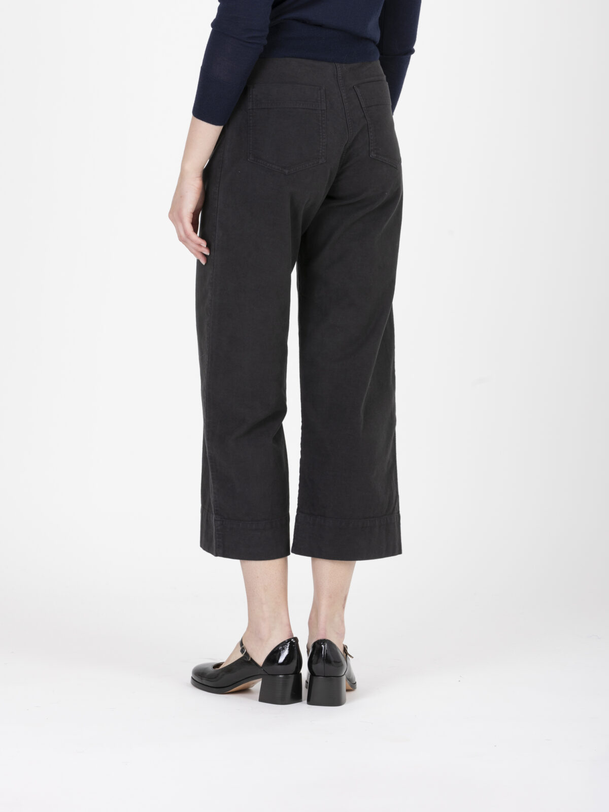 hudpeach-pants-velvet-black-cropped-pockets-sessun-matchboxathens