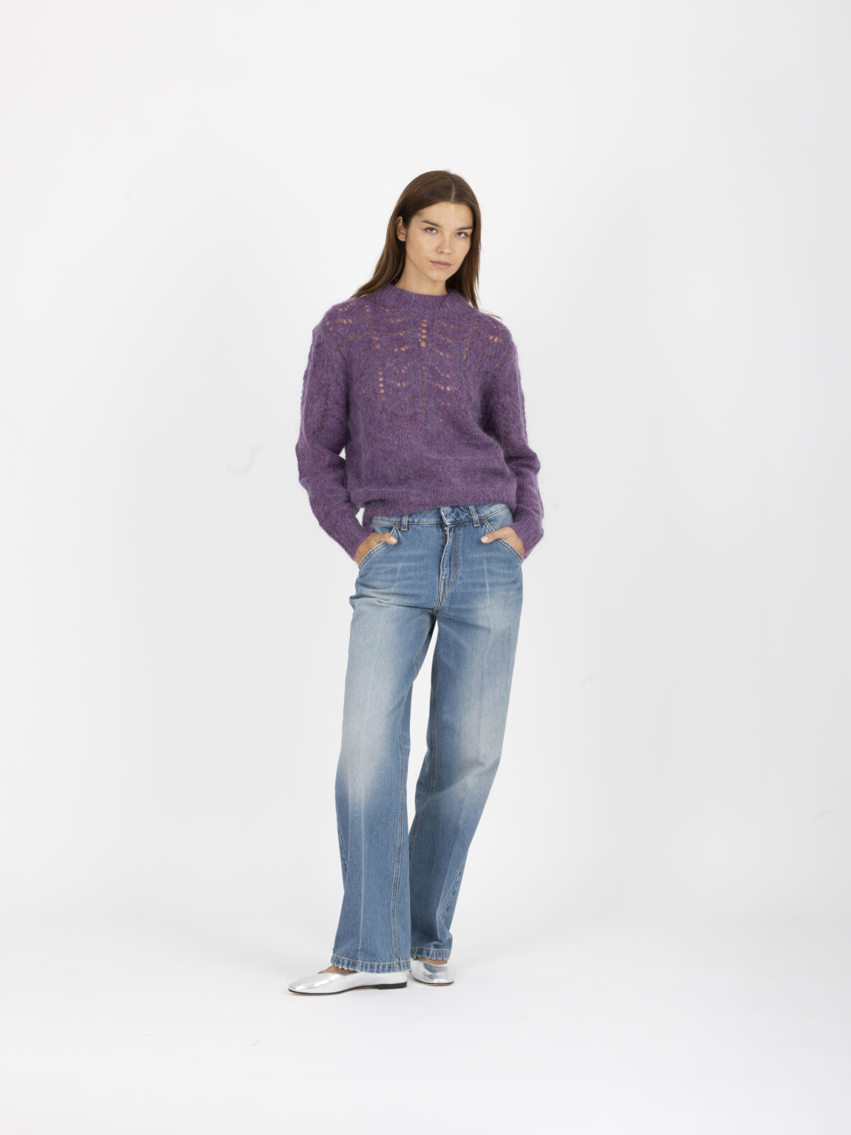 SAMALA-JUMPER---Purple-wool-mohair-sweater-high -collar-openwork-louise-misha-matchboxathens