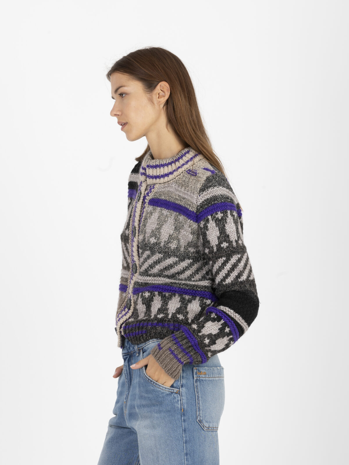 diamenta-patchwork-isle-print-purple-beige-wool-cardigan-knit-vanessa-bruno-matchboxathens