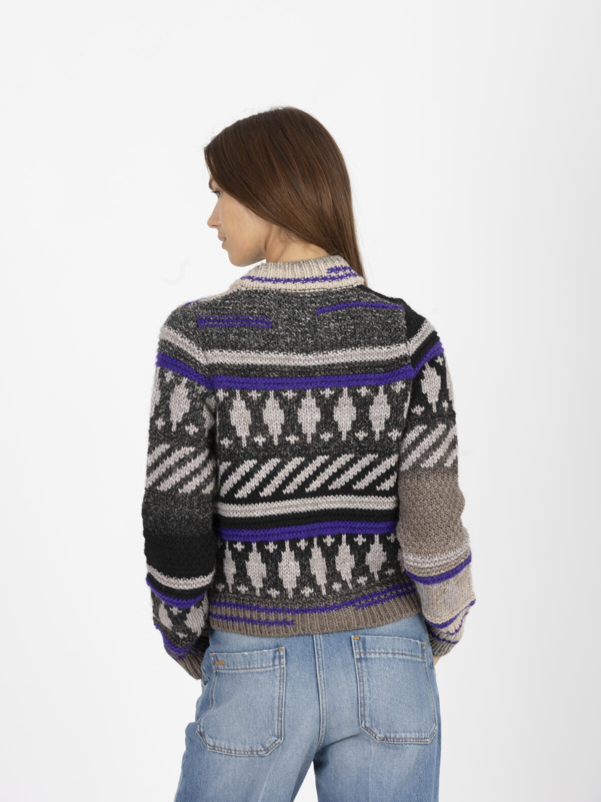 diamenta-patchwork-isle-print-purple-beige-wool-cardigan-knit-vanessa-bruno-matchboxathens