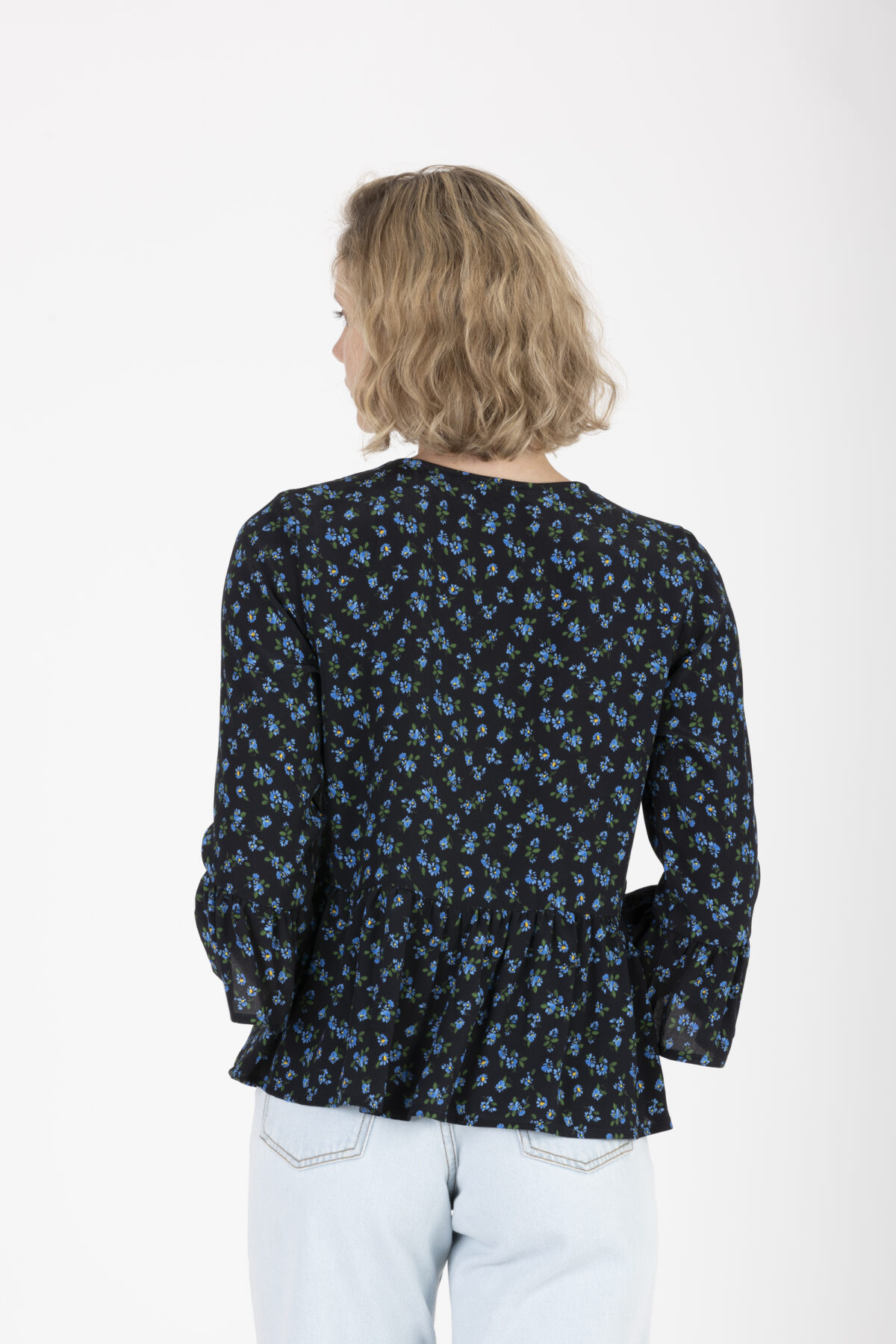 anisa-black-ditsy-blue-blouse-ties-viscose-uniforme-athens-matchboxathens