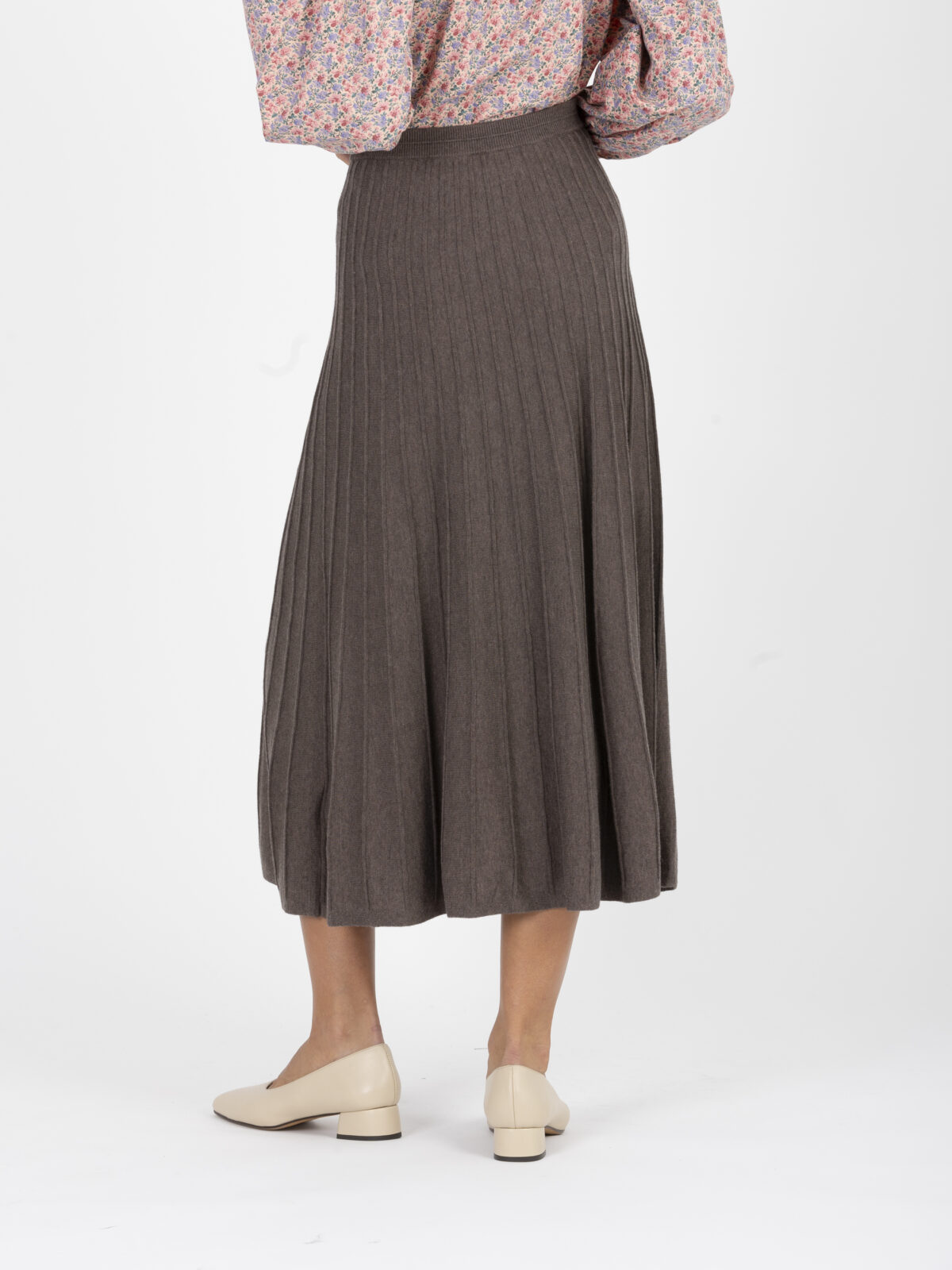 jada-chocolate-knit-skirt-aline-elastic-midi-bash-matchboxathens