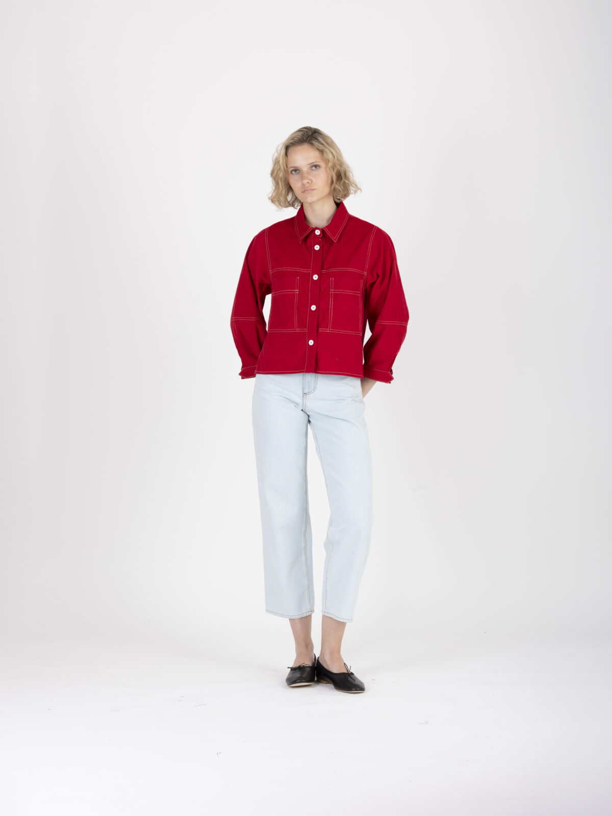 rony-red-jacket-needle-corduroy-boxy-stitching-uniforme-athens-matchboxathens