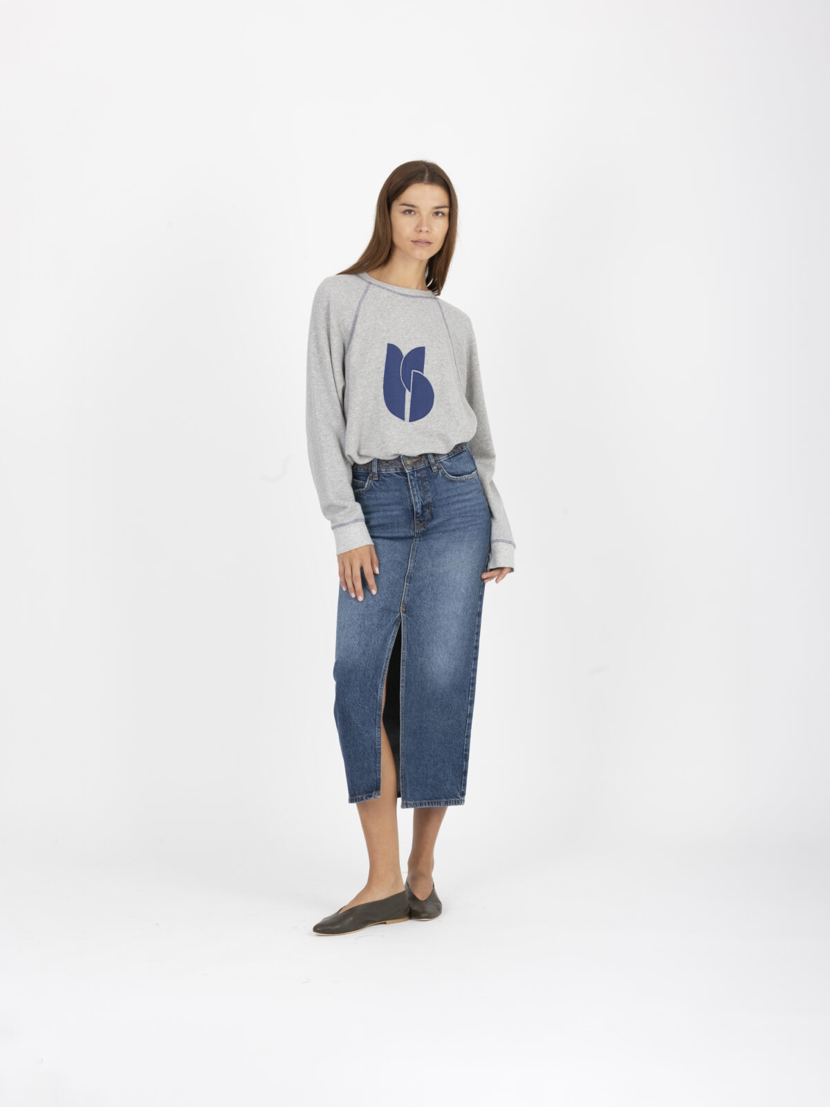 bart-grey-sweatshirt-oversized-blue-printed-logo-stitching-bash-matchboxathens