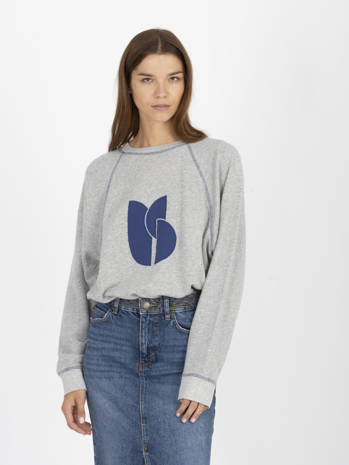 bart-grey-sweatshirt-oversized-blue-printed-logo-stitching-bash-matchboxathens