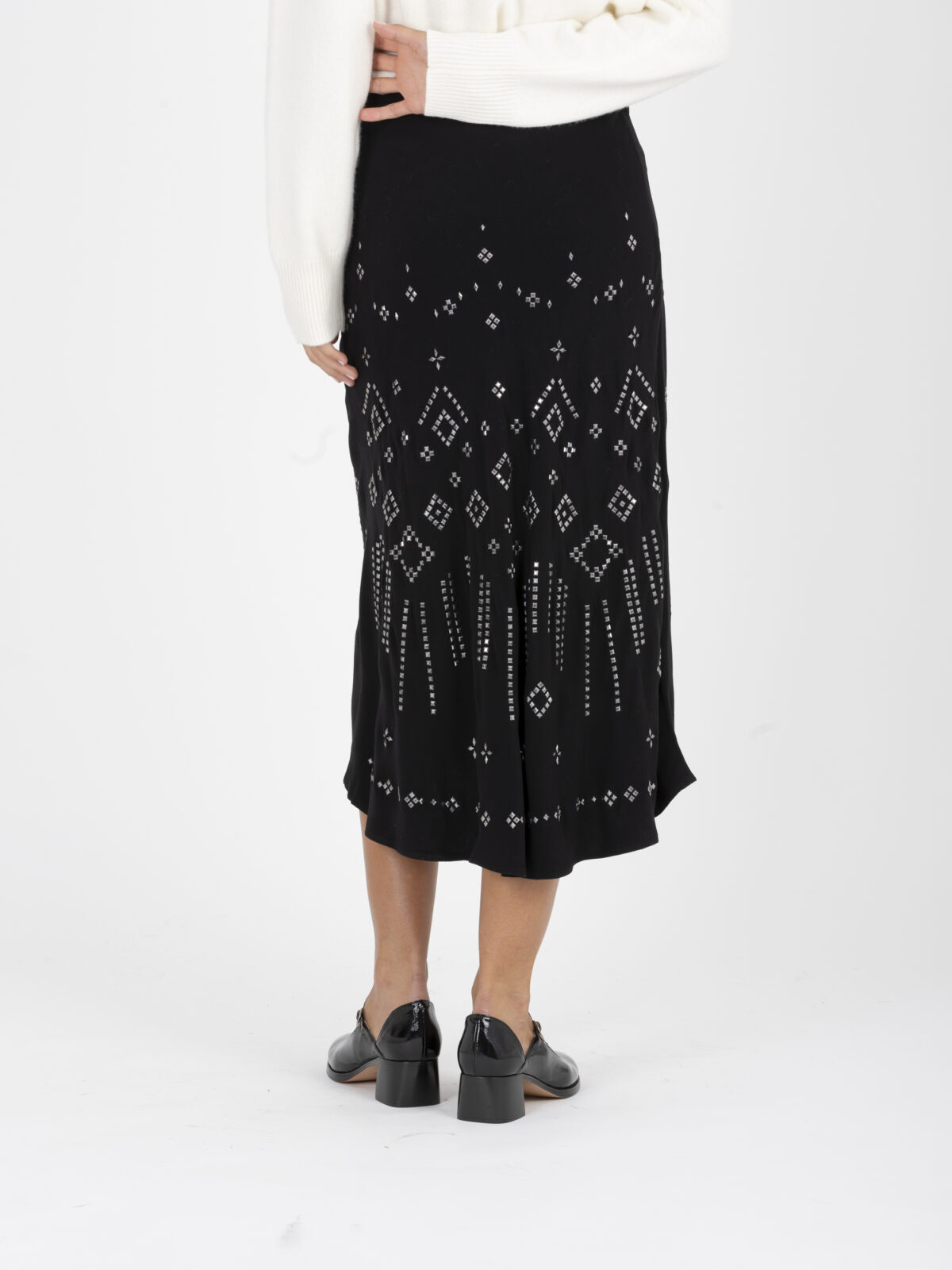 suez-skirt-viscose-studs-midi-viscose-bash-matchboxathens