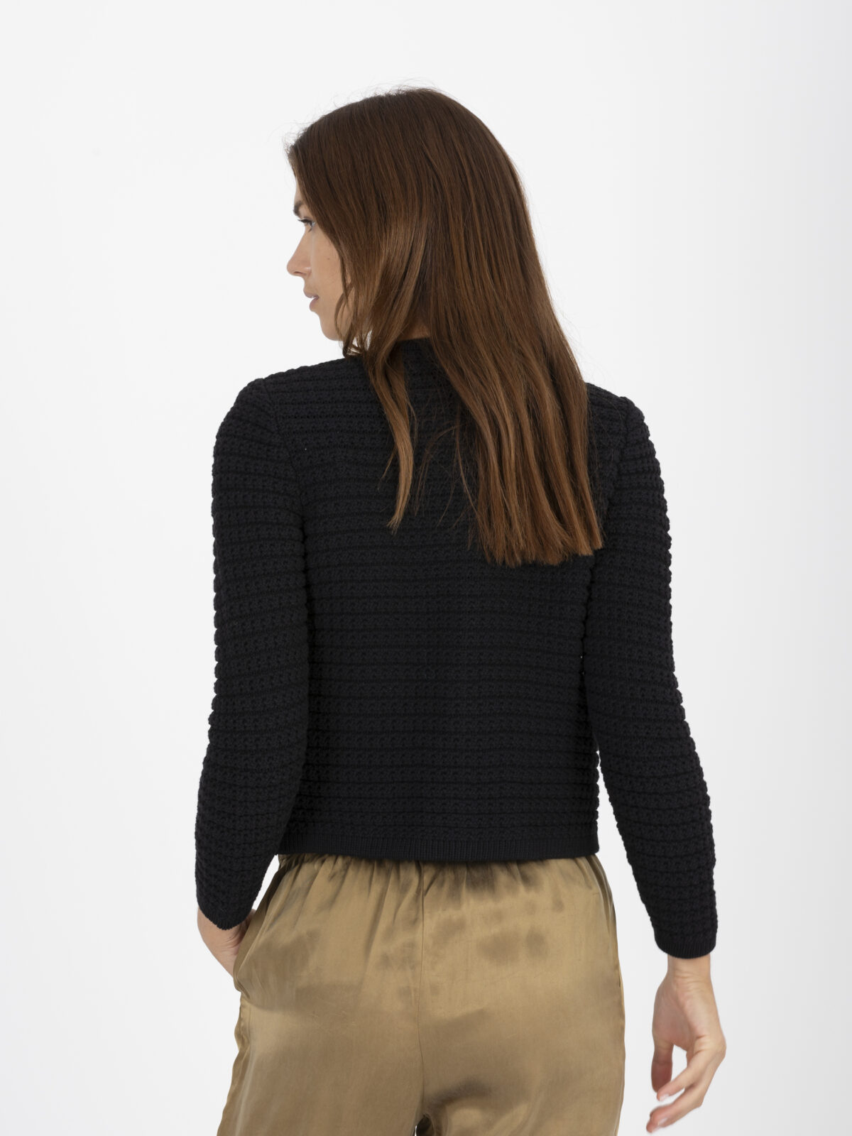 gaspard-cardigan-tweed-cropped-black-cotton-bash-matchboxathens