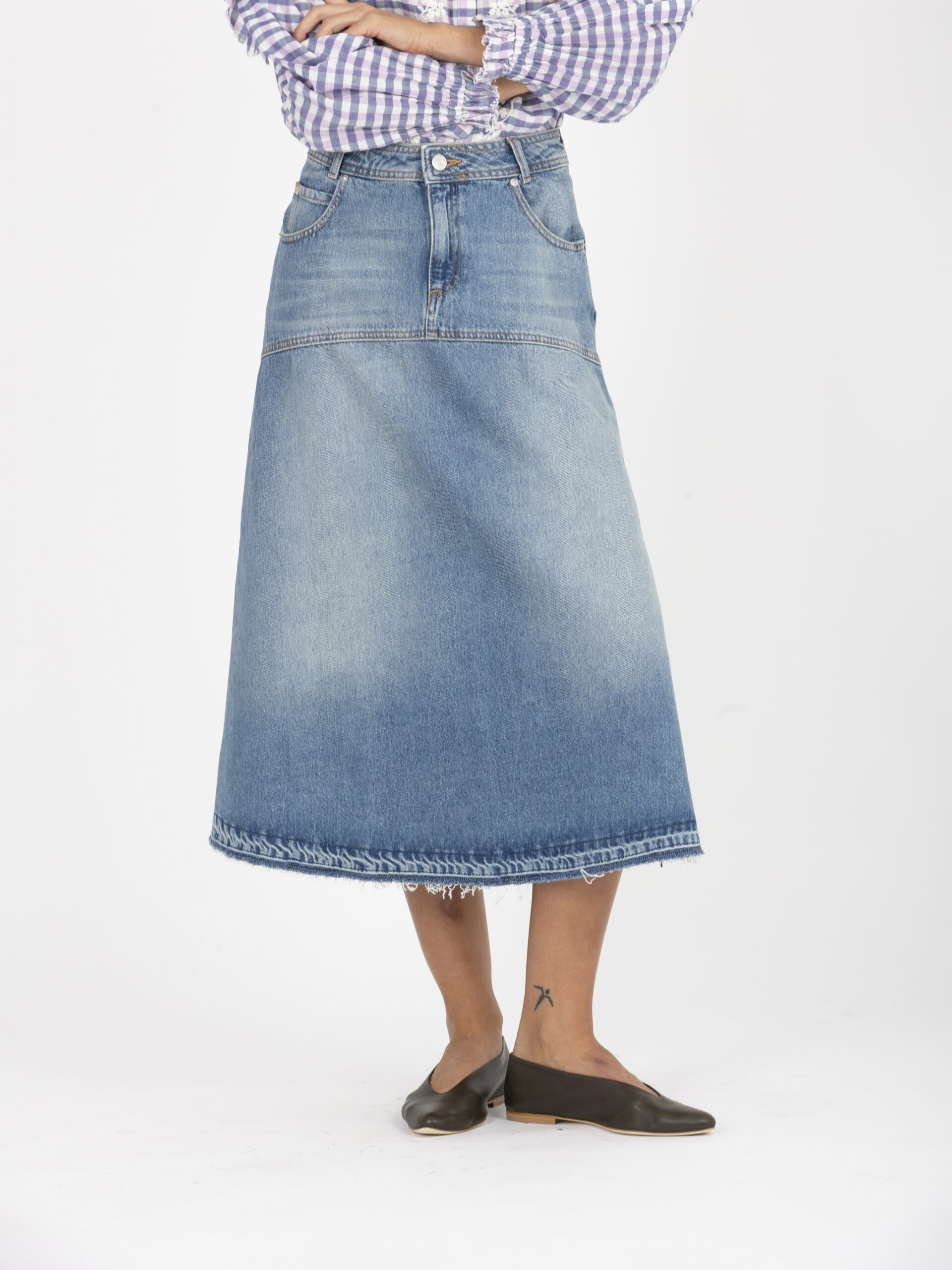 valentia-denim-skirt-flared-bleached-midi-high-waist-bash-matchboxathens