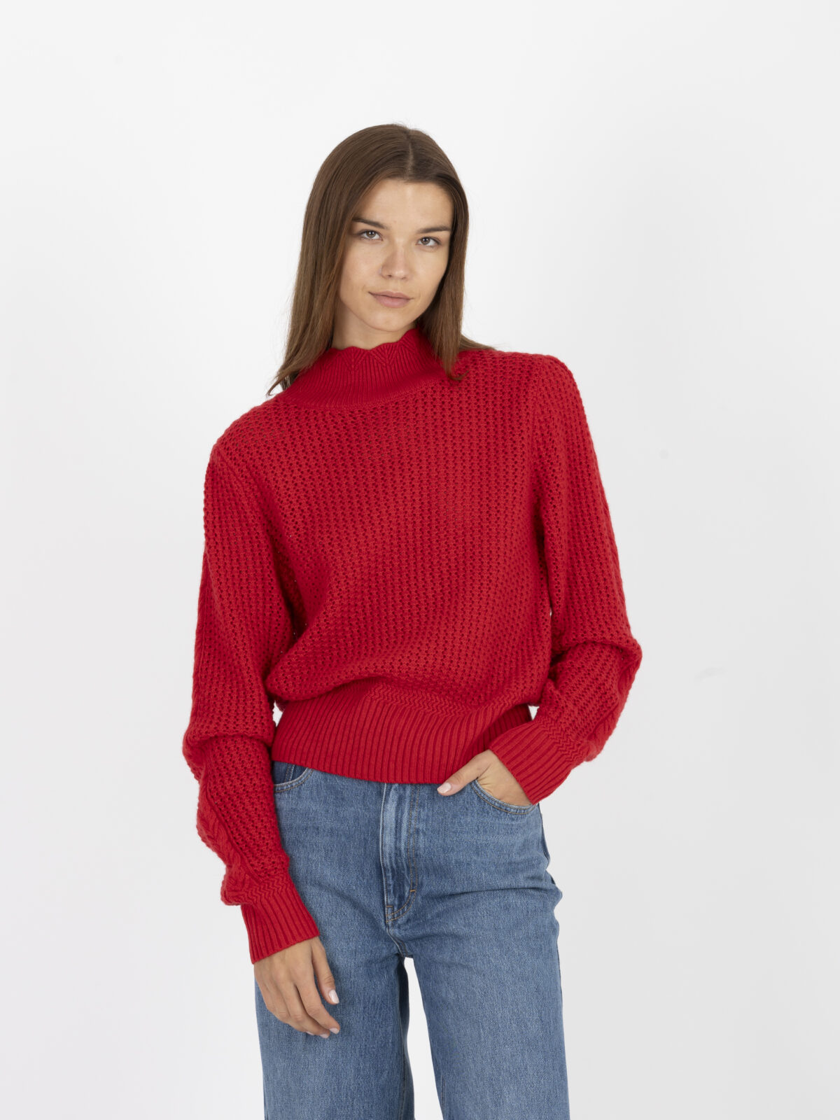 peracle-red-wool-jumper-high-neck-suncoo-matchboxathens