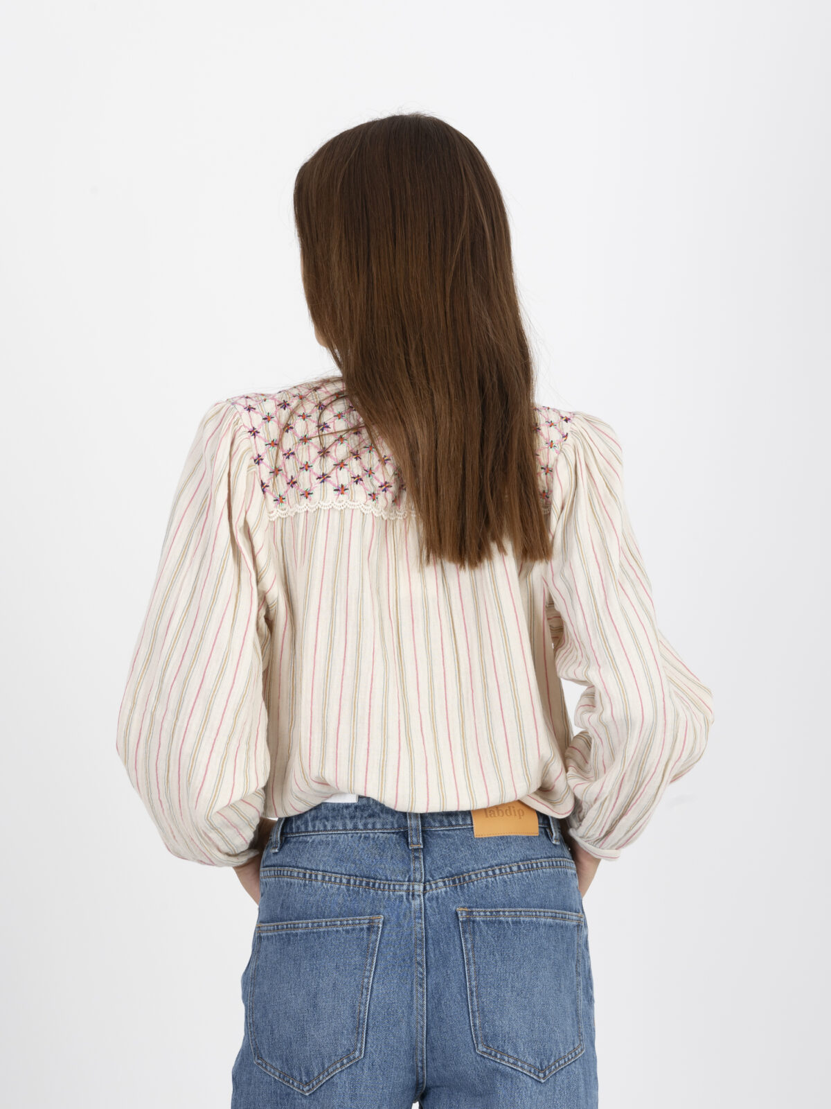 jeanne-shirt-striped-cotton-gause-louise-misha-matchboxathens