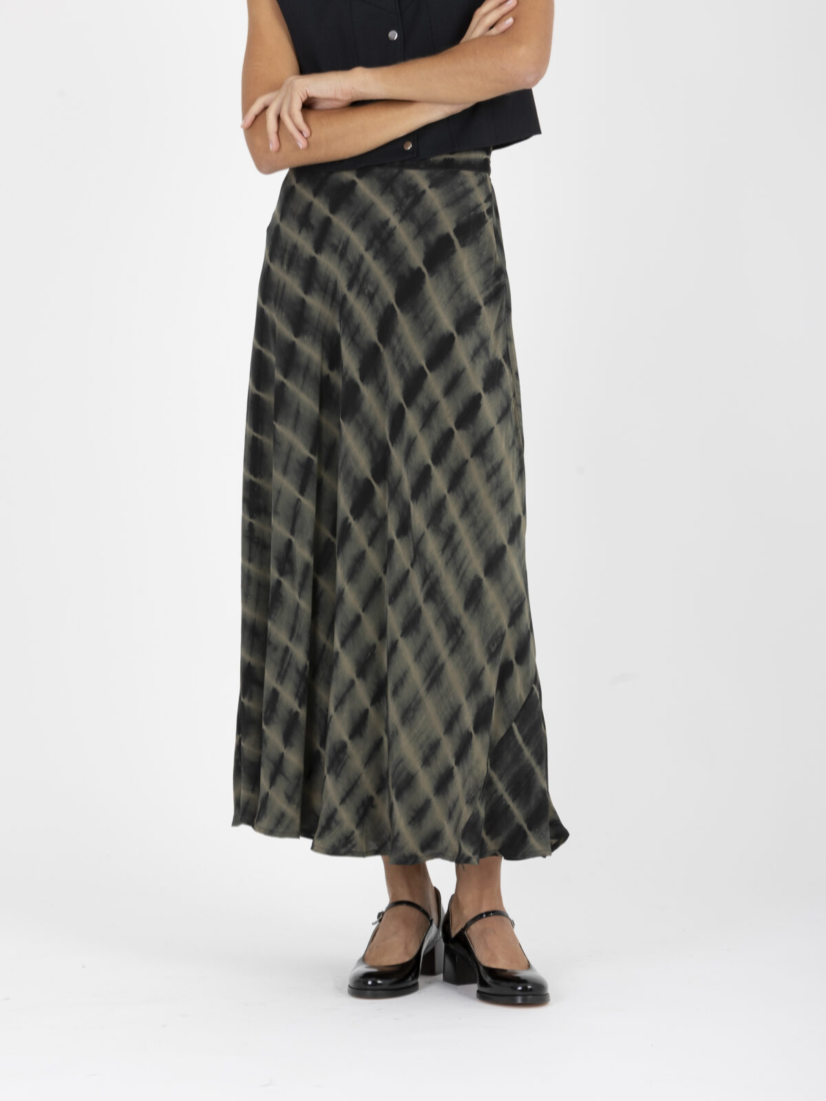 cezanne-olive-diamond-silk-skirt-midi-nous-mathboxathens