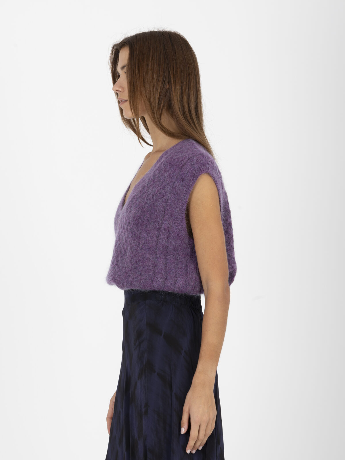 RANY-CARDIGAN---Purple-vest-buttons-vneck-wool-louise-misha-matchboxathens