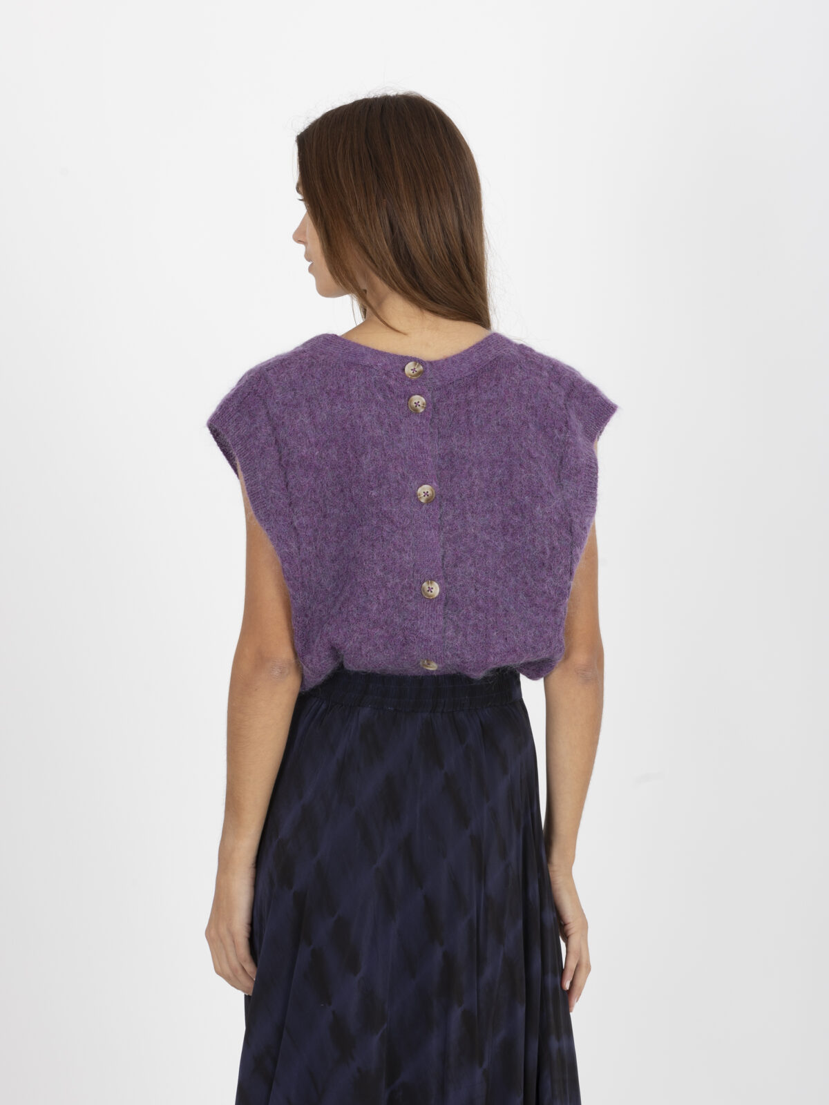 RANY-CARDIGAN---Purple-vest-buttons-vneck-wool-louise-misha-matchboxathens