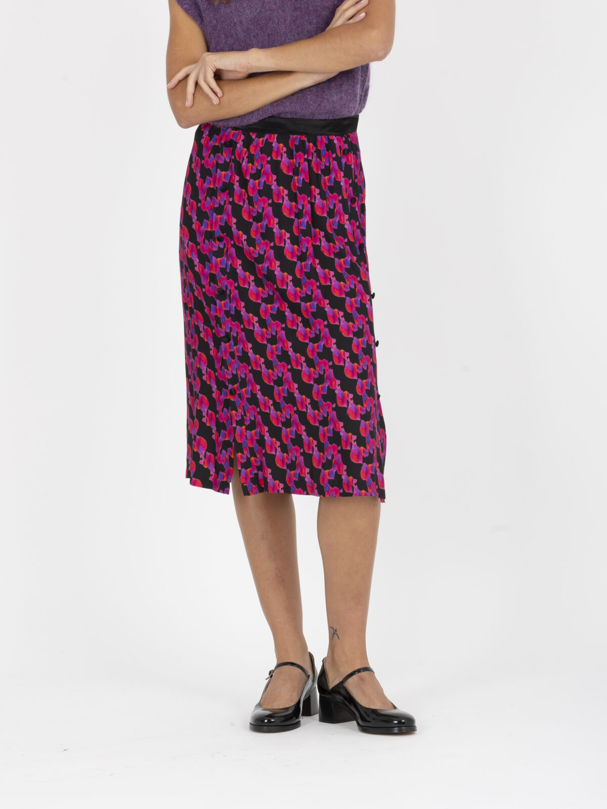 joviale-skirt-midi-viscose-printed-fuchsia-buttons-lapetitefrancaise-matchboxathens