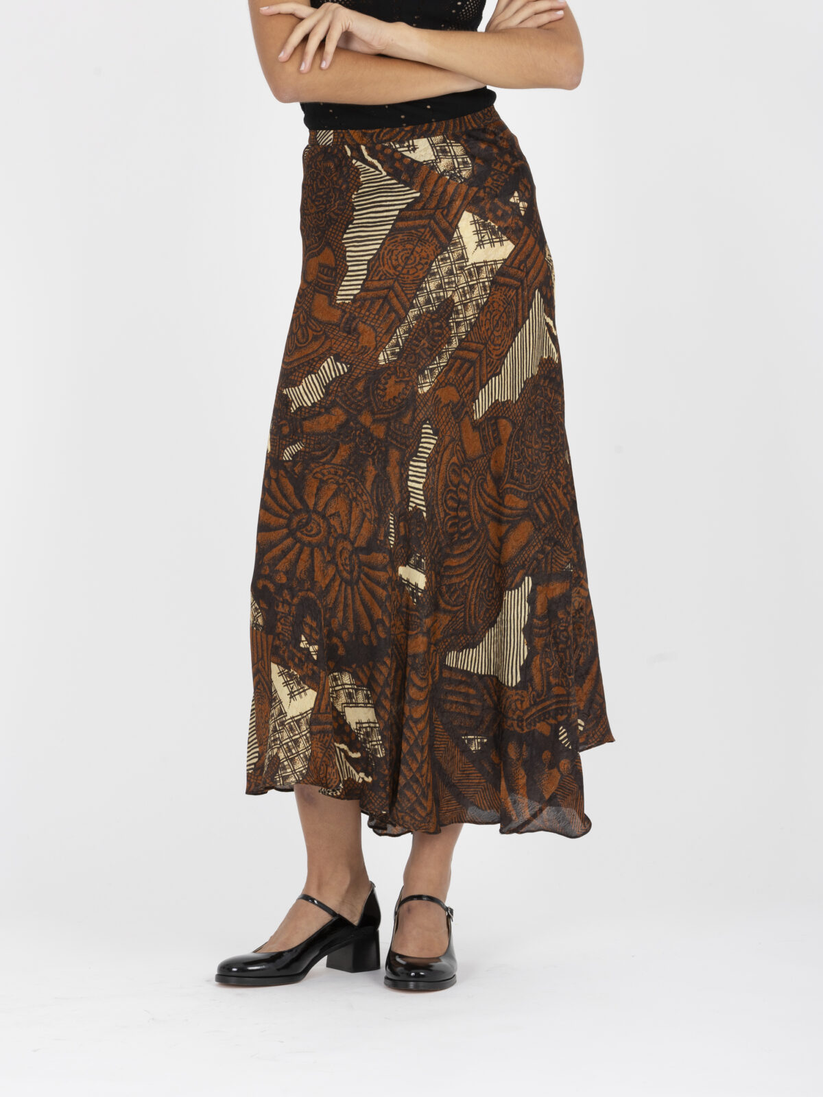 24W_ANCHOR-skirt-pattern-brown-flowing-maxi-viscose-mesdemoiselles-matchboxathens