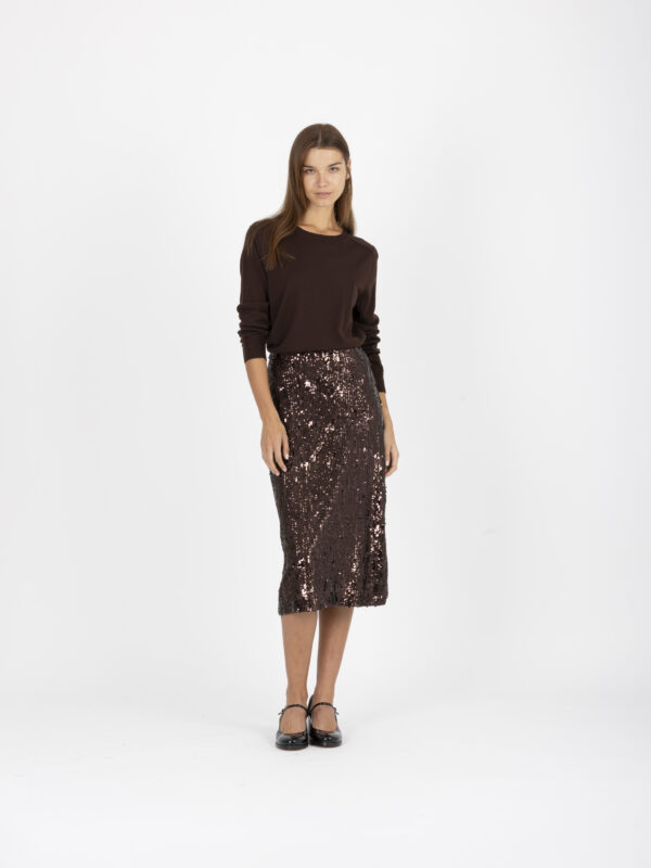 dirma-coffee-sequins-skirt-midi-elastic-band-vanessa-bruno-matchboxathens