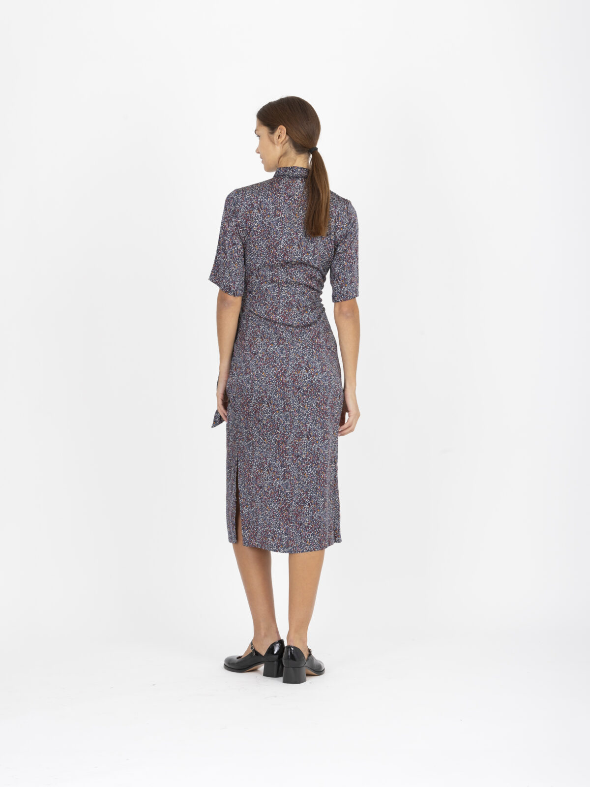 christi-black-printed-viscose-dress-midi-tie-waist-sessun-matchboxathens