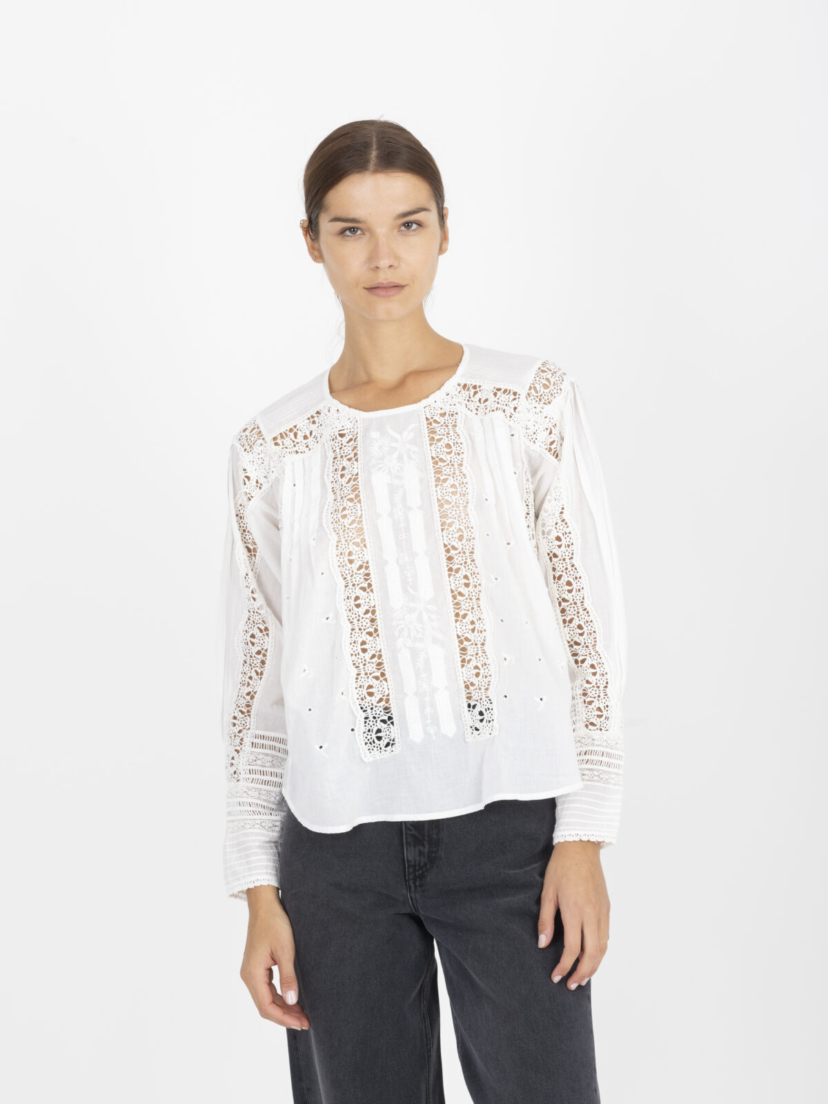 JEANINE-BLOUSE---Off-White-louise-misha-pleats-lace-embroideries-matchboxathens