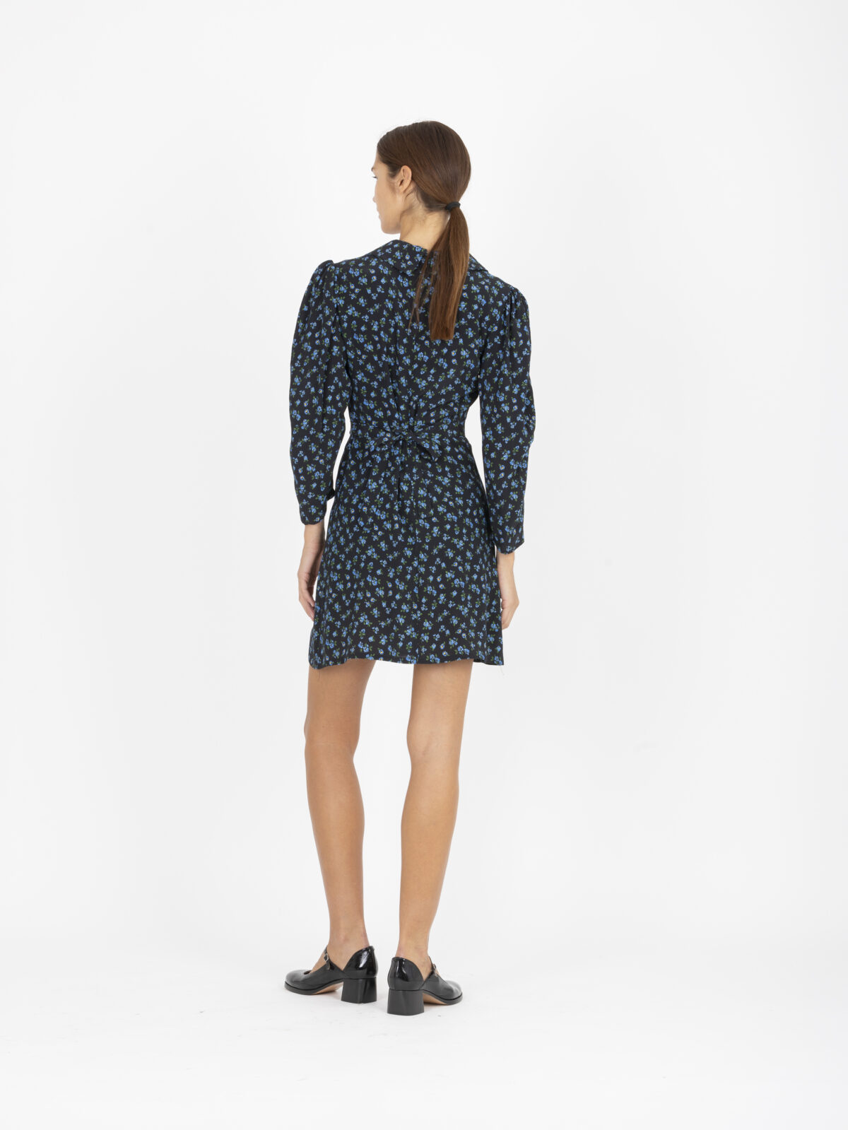 dakota-mini-dress-ditsy-black-aline-viscose-uniforme-athens-matchboxathens