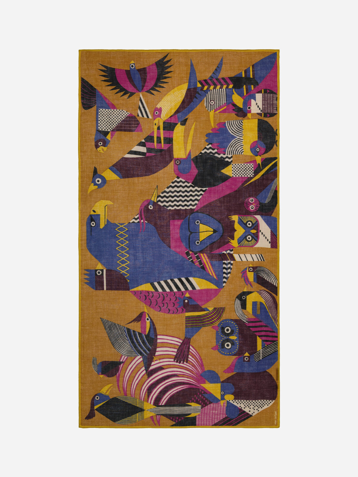 ET201TR44-1_tribu-birds-golden-brown-fuchsia-wool-scarf-inoui-editions-matchboxathens