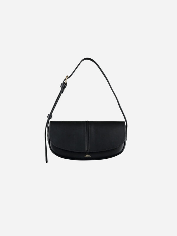 betty-shoulder-bag-leather-black-clasp-green-apc-paris-matchboxathens