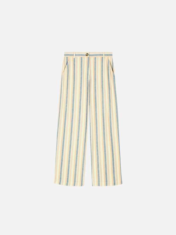 NOVINO-PANTS-Sand-Riviera-Stripes-straight-cotton-linen-pants-louise-misha-matchboxathens