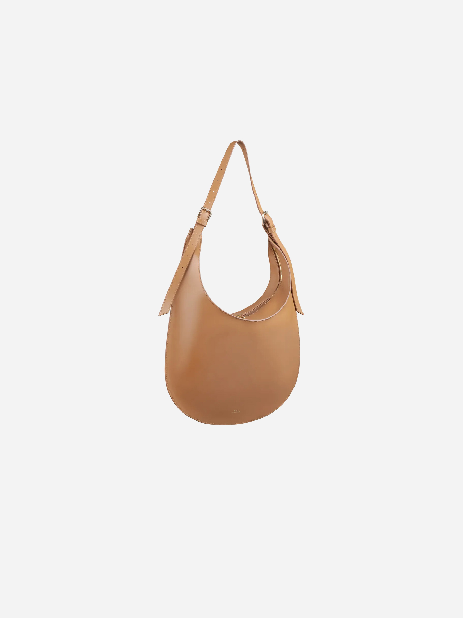 iris-caramel-rounded-bag-leather-strap-shoulder-crossbody-apc-matchboxathens