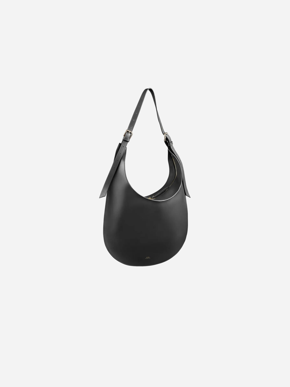 iris-black-rounded-bag-leather-strap-shoulder-crossbody-apc-matchboxathens