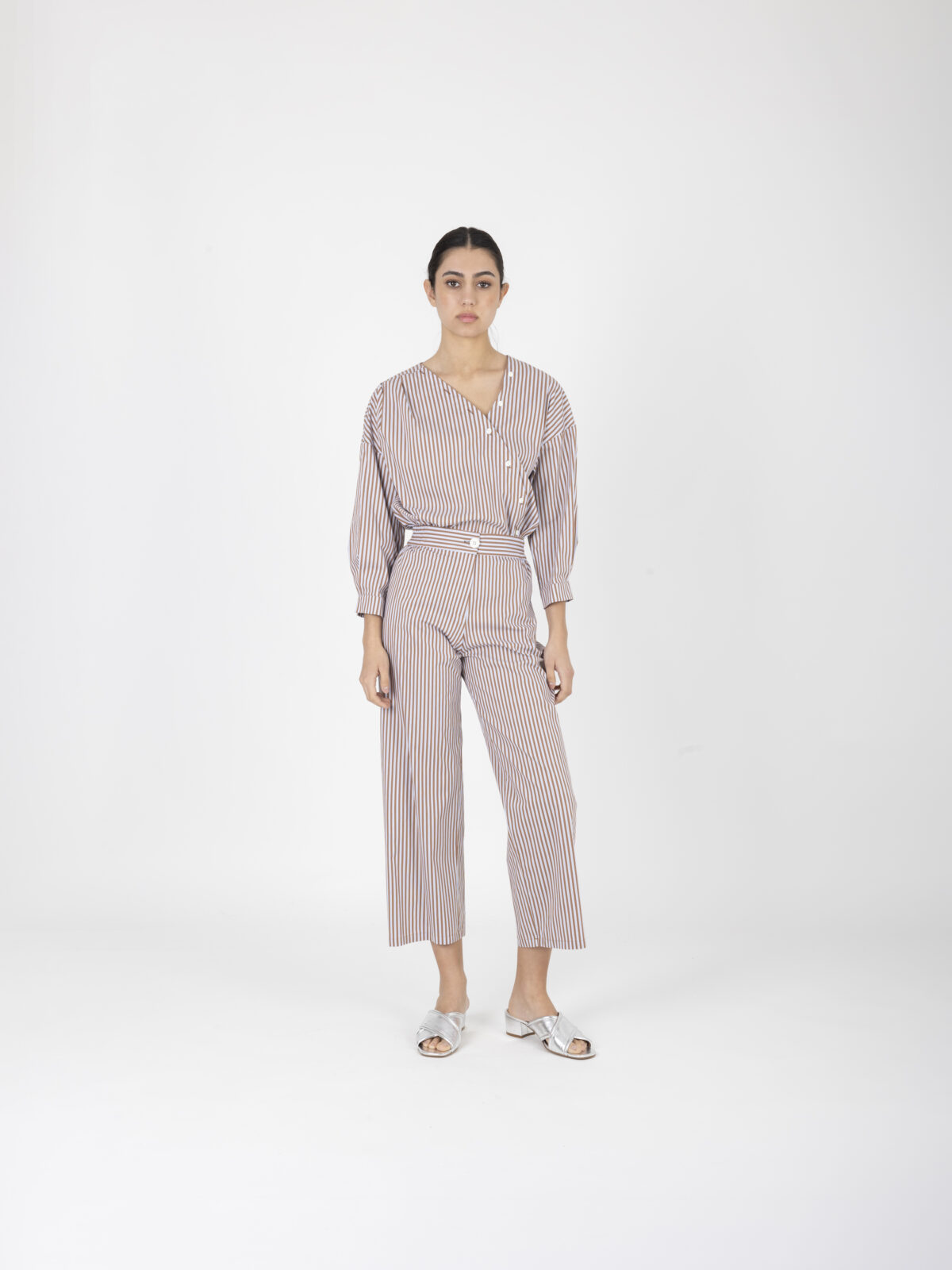 mona-brown-striped-cotton-pants-relaxed-elasticated-straight-uniforme-athens-matchboxathens