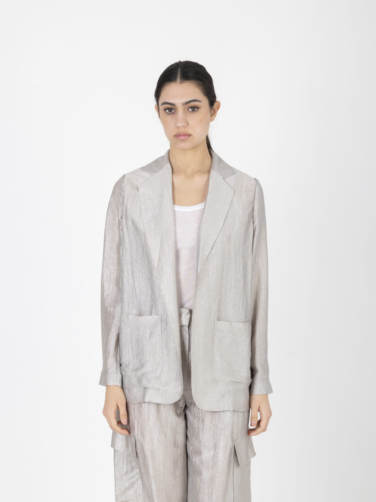 pantol-silver-crinkled-blazer-mesdemoiselles-matchboxathens