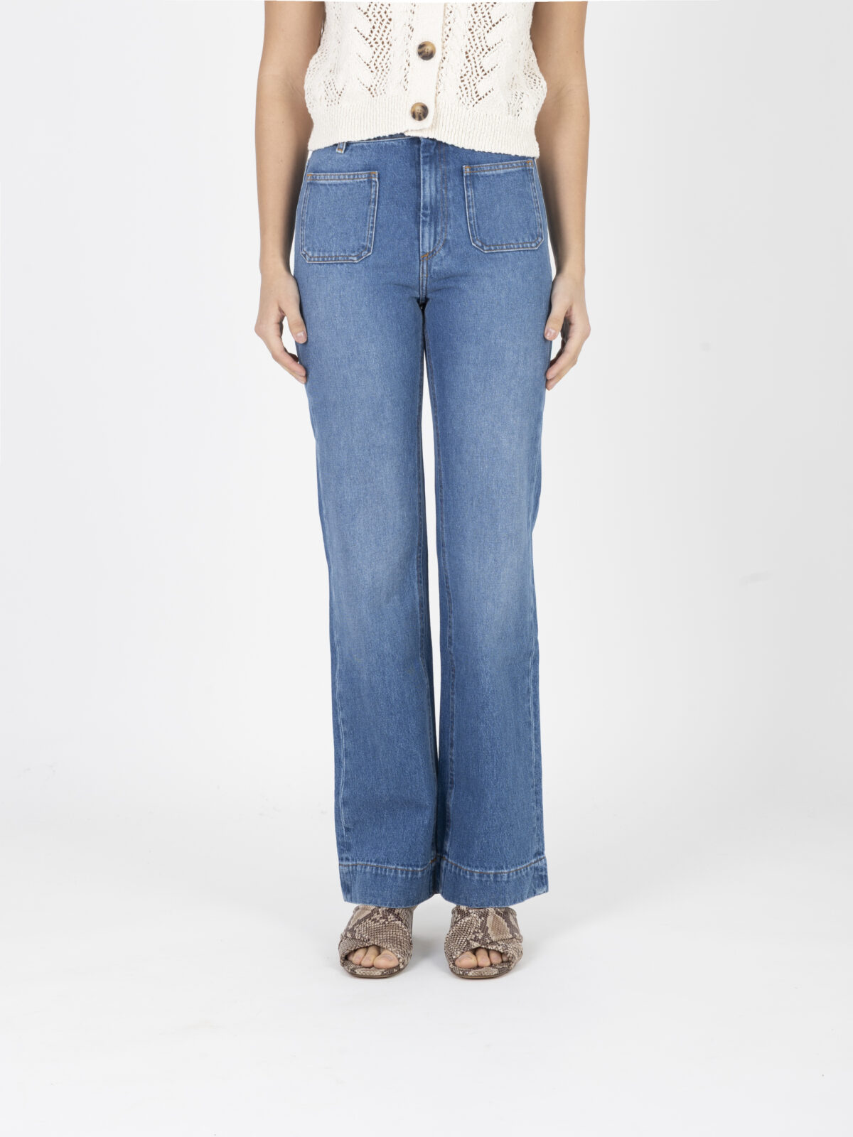 belleville-denim-jeans-high-waisted-patch-pockets-flared-rouje-matchboxathens