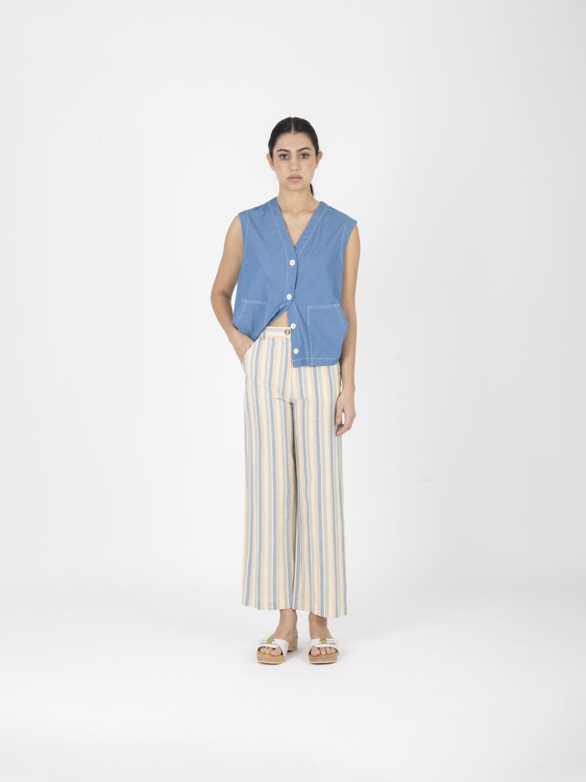 NOVINO-PANTS-Sand-Riviera-Stripes-straight-cotton-linen-pants-louise-misha-matchboxathens