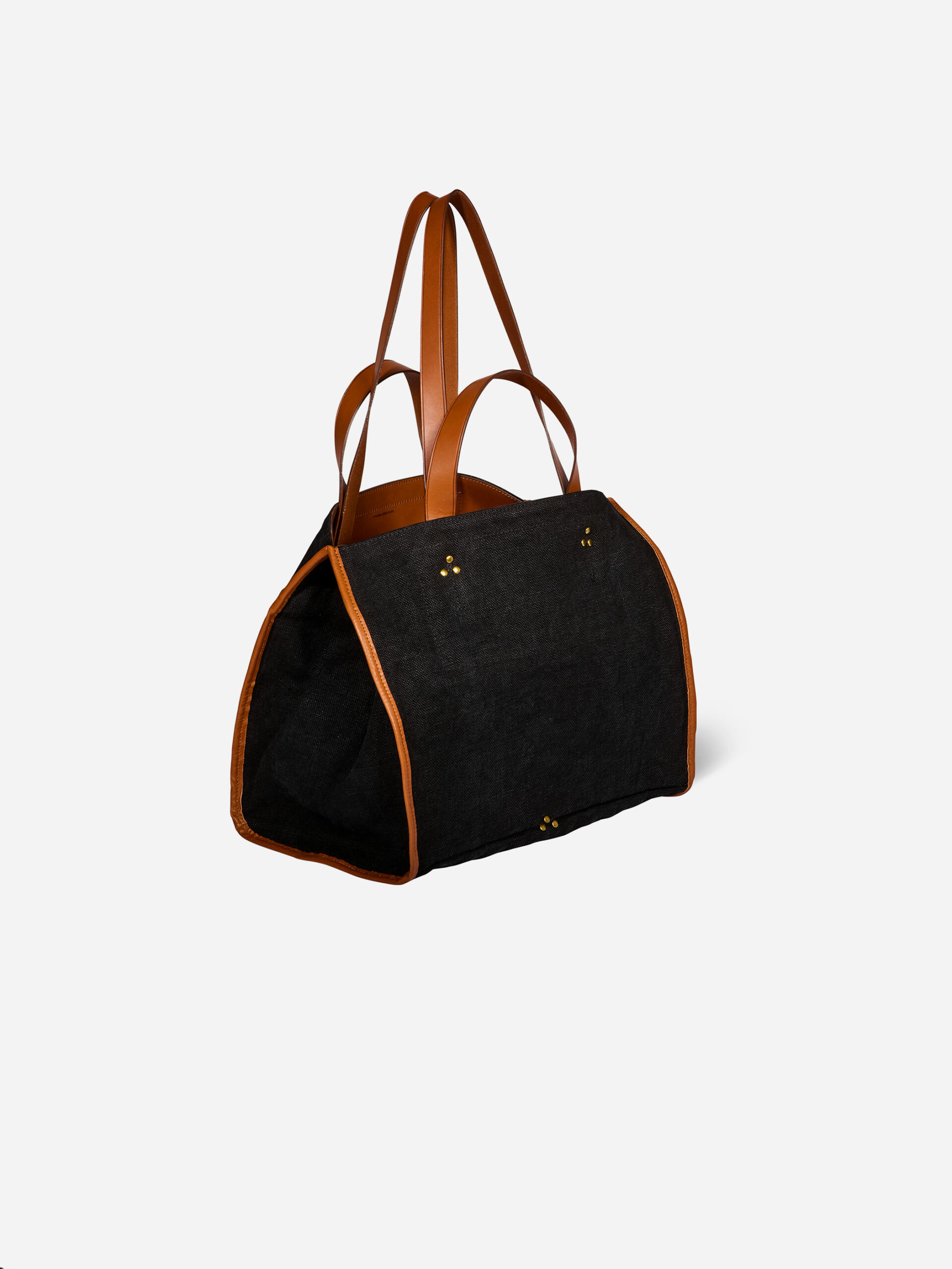 45LEONMTO_Lin-noir_black-linen-tote-shoulder-bag-jerome-dreyfuss-matchboxathens