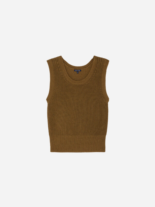 PUL1600DANNY25SBRO01-danny-jumper-cotton-khaki-round-neck-souer-vest-matchboxathens