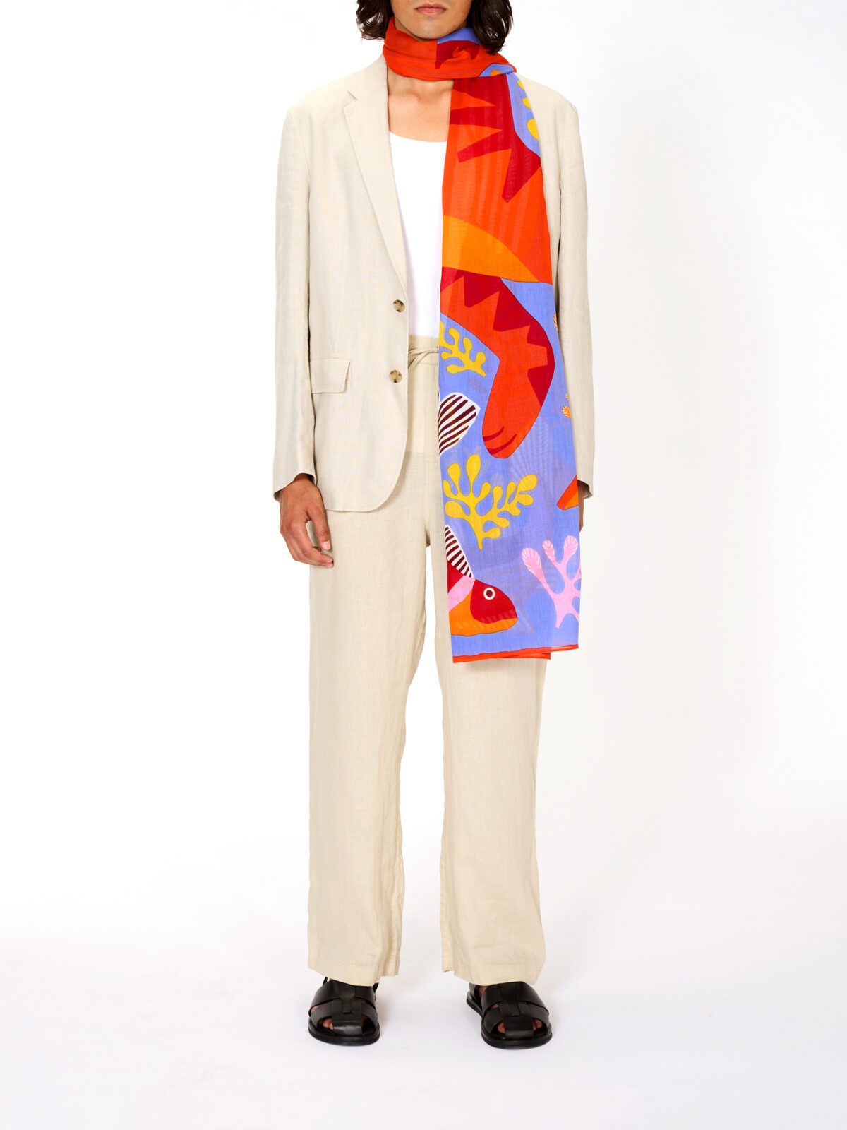 ET211SP05-splash-cotton-scarf-tiger-coral-inoui-editions-matchboxathens